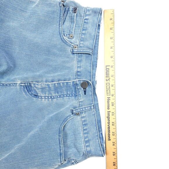 Armani Exchange Light Wash Slim Tapered Denim Jeans 31 Mens Minimal Designer - Picture 6 of 8